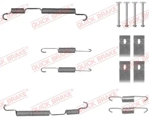 комплект принадлежности, спирани челюсти QUICK BRAKE 105-0050