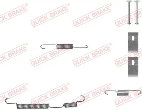 комплект принадлежности, спирани челюсти QUICK BRAKE 105-0050-1L