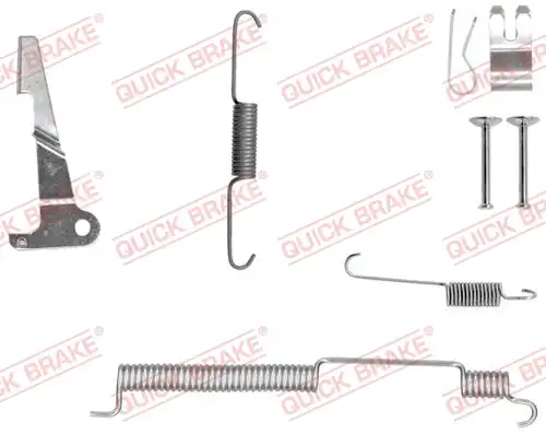 комплект принадлежности, спирани челюсти QUICK BRAKE 105-0073X-1R