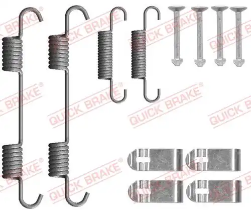 комплект принадлежности, челюсти за ръчна спирачка QUICK BRAKE 105-0078