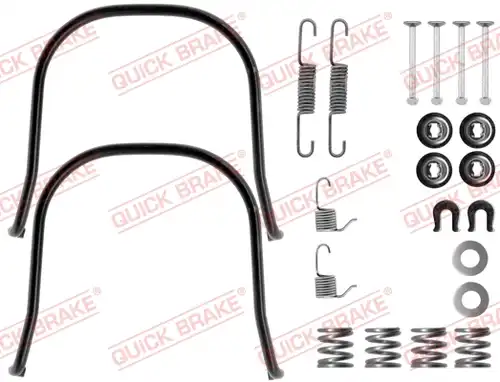 комплект принадлежности, спирани челюсти QUICK BRAKE 105-0633