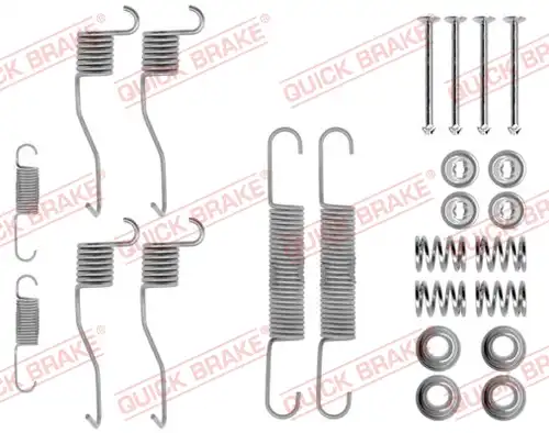 комплект принадлежности, спирани челюсти QUICK BRAKE 105-0639R