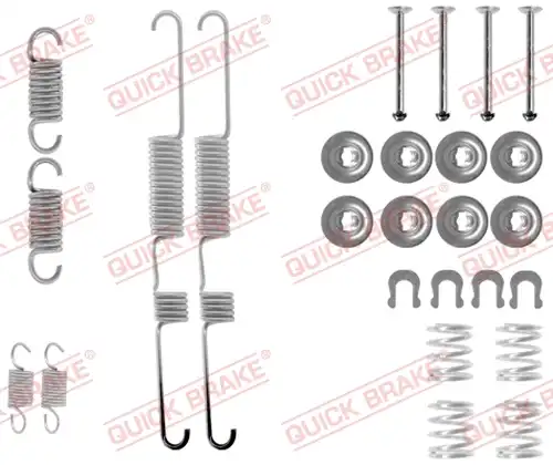 комплект принадлежности, спирани челюсти QUICK BRAKE 105-0643