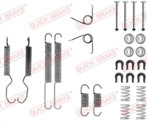 комплект принадлежности, спирани челюсти QUICK BRAKE 105-0683