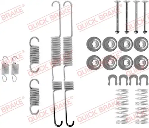 комплект принадлежности, спирани челюсти QUICK BRAKE 105-0733