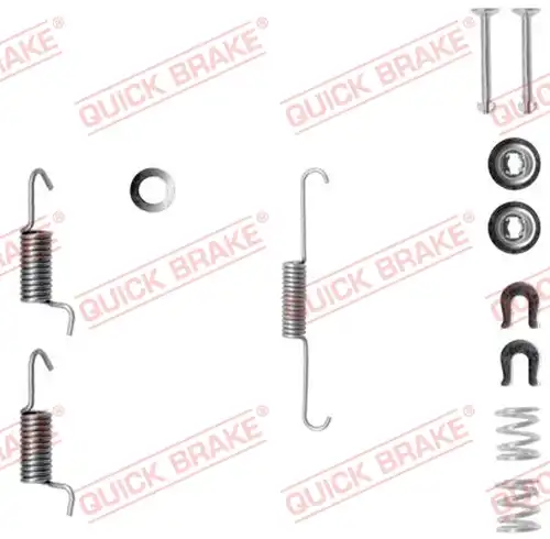 комплект принадлежности, челюсти за ръчна спирачка QUICK BRAKE 105-0788-1