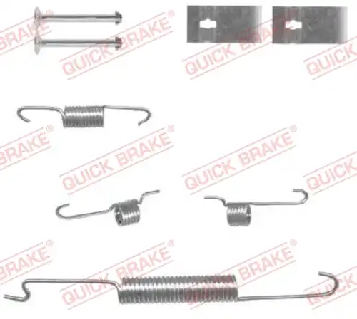 комплект принадлежности, спирани челюсти QUICK BRAKE 105-0863-1