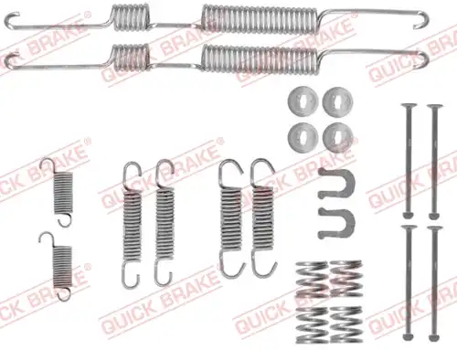 комплект принадлежности, спирани челюсти QUICK BRAKE 105-0870X