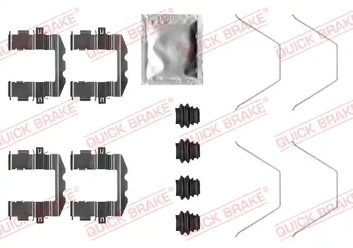 комплект принадлежности, дискови накладки QUICK BRAKE 109-0057