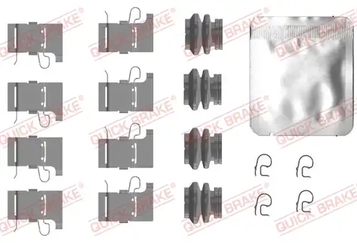 комплект принадлежности, дискови накладки QUICK BRAKE 109-0084