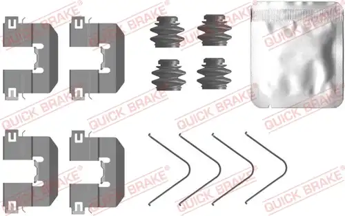 комплект принадлежности, дискови накладки QUICK BRAKE 109-0104