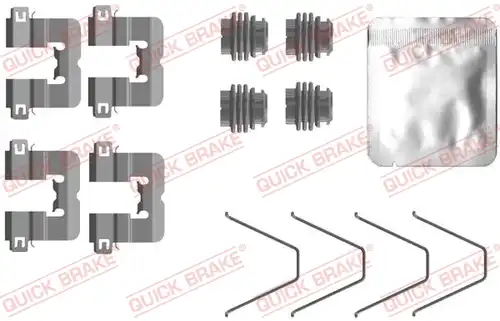 комплект принадлежности, дискови накладки QUICK BRAKE 109-0114