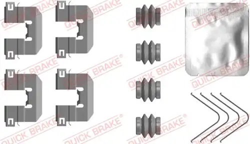 комплект принадлежности, дискови накладки QUICK BRAKE 109-0117