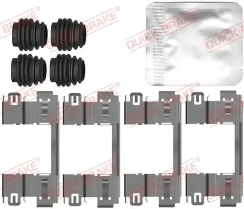 комплект принадлежности, дискови накладки QUICK BRAKE 109-0147