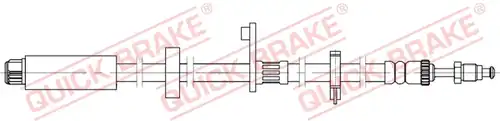 спирачен маркуч QUICK BRAKE 32.824