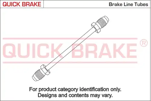 спирачна тръба QUICK BRAKE CU-1060D-DL