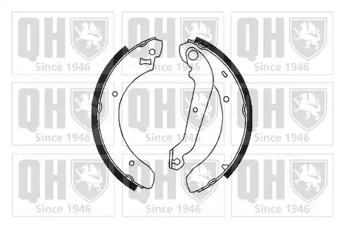 комплект спирачна челюст QUINTON HAZELL BS815