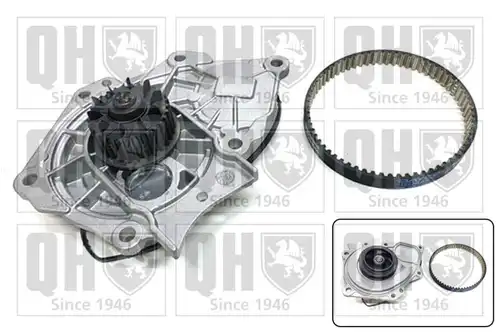 водна помпа+ к-кт ангренажен ремък QUINTON HAZELL QBPK9169