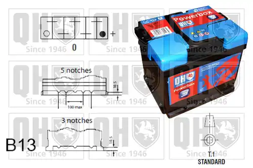 стартов акумулатор QUINTON HAZELL QBT0273