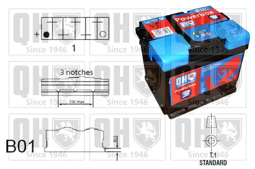 стартов акумулатор QUINTON HAZELL QBT1113