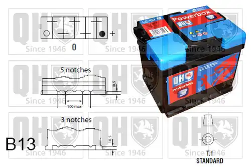 стартов акумулатор QUINTON HAZELL QBT2023