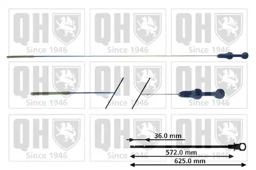 пръчка за измерване нивото на маслото QUINTON HAZELL QOD108