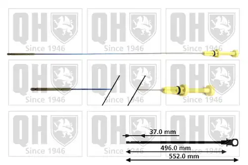 пръчка за измерване нивото на маслото QUINTON HAZELL QOD110