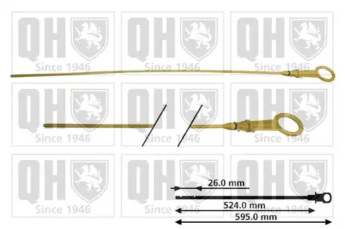 пръчка за измерване нивото на маслото QUINTON HAZELL QOD123