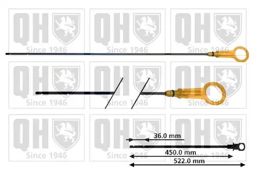 пръчка за измерване нивото на маслото QUINTON HAZELL QOD131