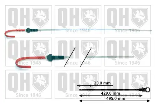 пръчка за измерване нивото на маслото QUINTON HAZELL QOD138