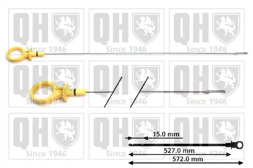 пръчка за измерване нивото на маслото QUINTON HAZELL QOD141