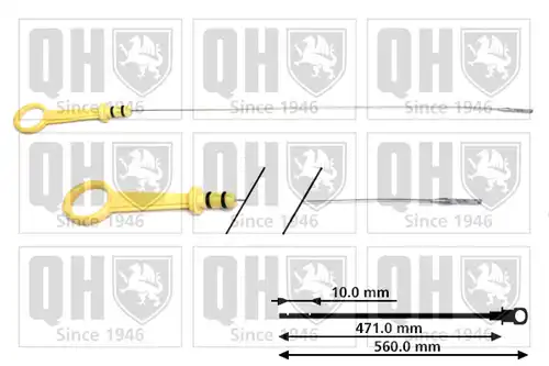 пръчка за измерване нивото на маслото QUINTON HAZELL QOD143