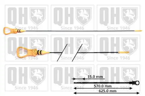 пръчка за измерване нивото на маслото QUINTON HAZELL QOD150