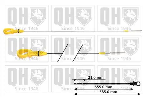 пръчка за измерване нивото на маслото QUINTON HAZELL QOD154