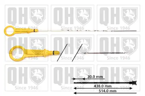 пръчка за измерване нивото на маслото QUINTON HAZELL QOD155