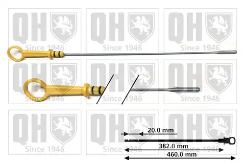 пръчка за измерване нивото на маслото QUINTON HAZELL QOD161