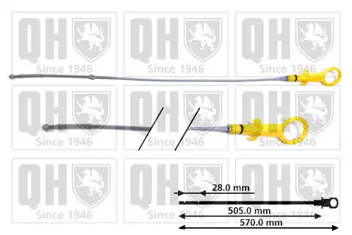 пръчка за измерване нивото на маслото QUINTON HAZELL QOD164
