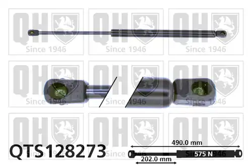 газов амортисьор, багажно/товарно пространство QUINTON HAZELL QTS128273