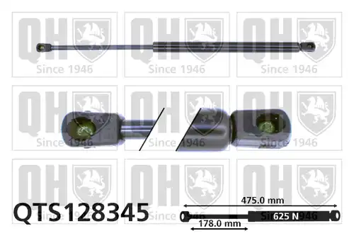 газов амортисьор, багажно/товарно пространство QUINTON HAZELL QTS128345