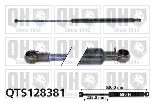 газов амортисьор, багажно/товарно пространство QUINTON HAZELL QTS128381