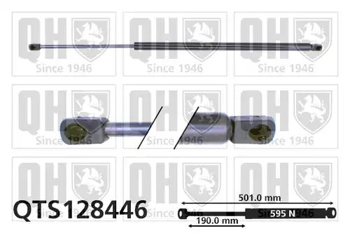 газов амортисьор, багажно/товарно пространство QUINTON HAZELL QTS128446