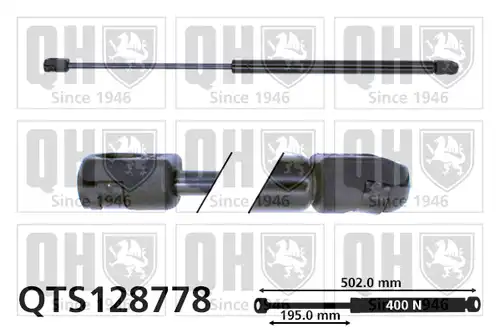 газов амортисьор, багажно/товарно пространство QUINTON HAZELL QTS128778