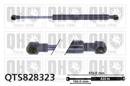 газов амортисьор, багажно/товарно пространство QUINTON HAZELL QTS828323