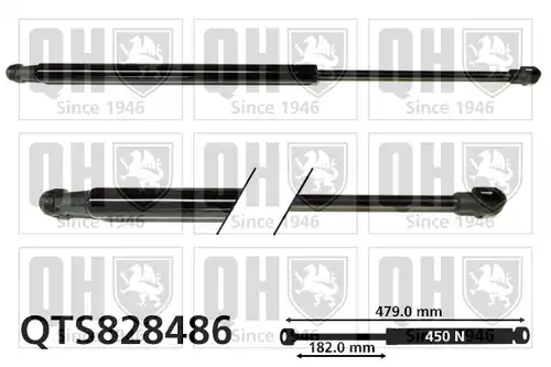 газов амортисьор, багажно/товарно пространство QUINTON HAZELL QTS828486