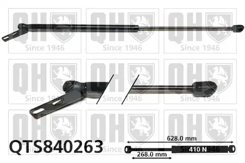 газов амортисьор, багажно/товарно пространство QUINTON HAZELL QTS840263