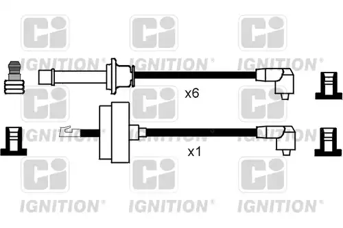 комплект запалителеи кабели QUINTON HAZELL XC550