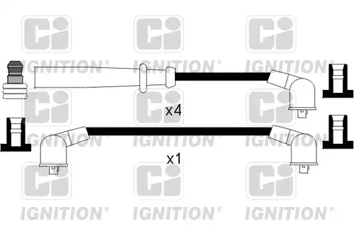 комплект запалителеи кабели QUINTON HAZELL XC941