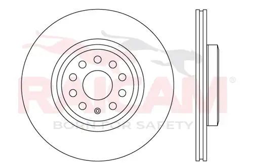 спирачен диск RAICAM RD01603
