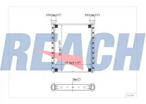 топлообменник, отопление на вътрешното пространство REACH 1.18.12491