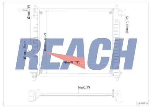 воден радиатор REACH 1.40.13495.116